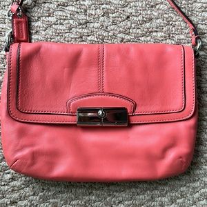 Barbie pink Coach Cross body bag purse